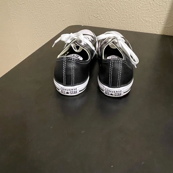 Converse Leather Black Chuck Taylor Sneakers - Picture 4 of 6